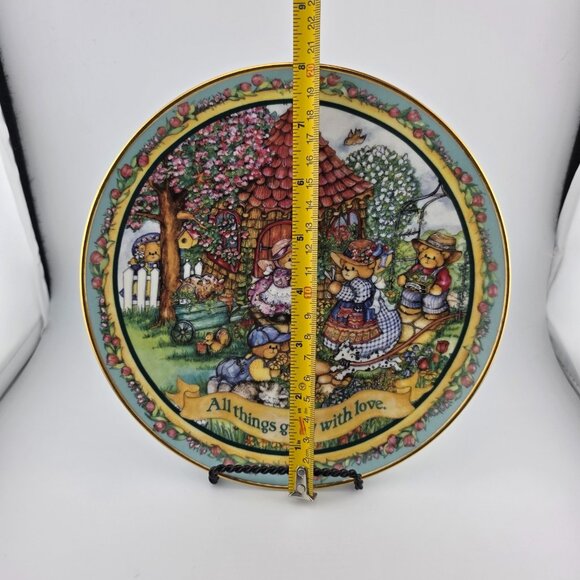 The Danbury‎ Mint Limited All Things Grow with Love by Lucy Rigg Collector Plate - Picture 5 of 5
